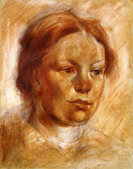 Girl's Head (Maria Franck): 1906